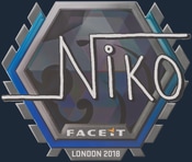 Sticker | niko  | London 2018